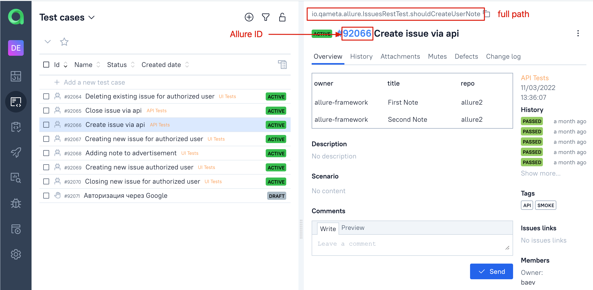 IDEA upload test cases