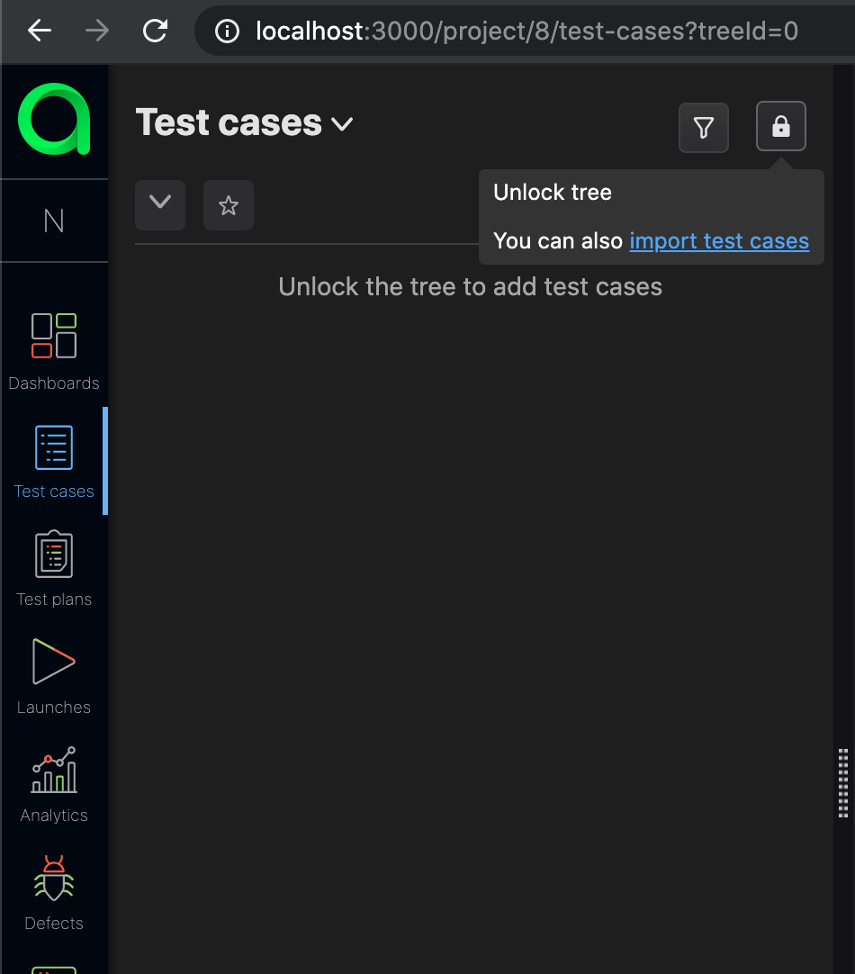 Import test cases